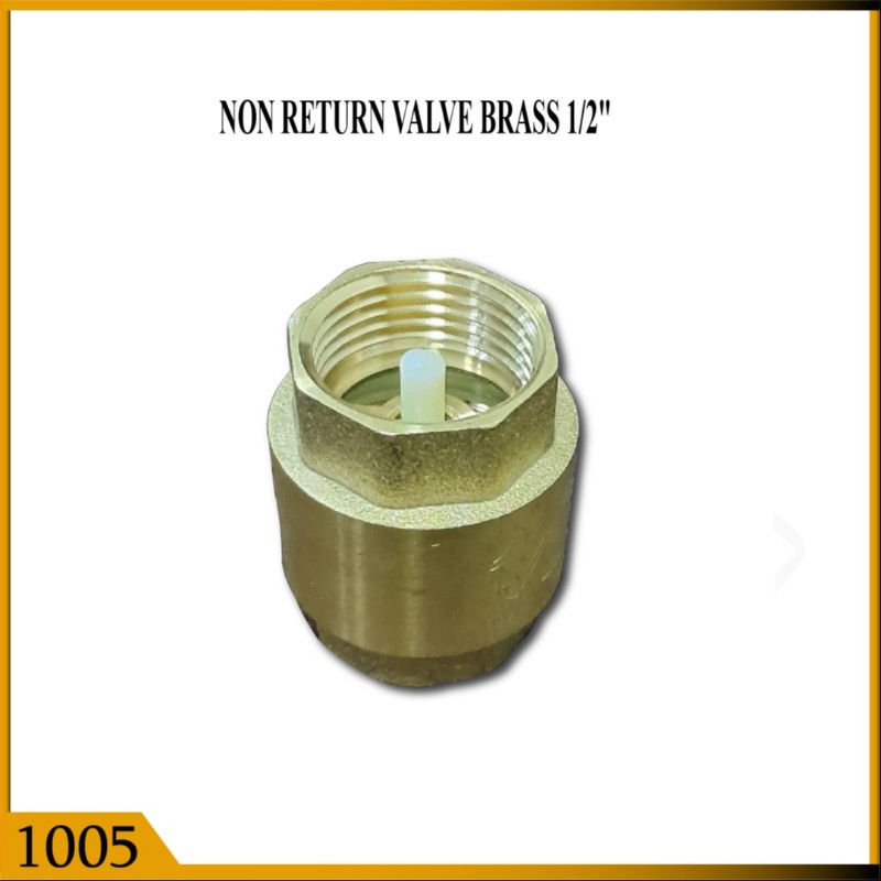 NON RETURN VALVE BRASS 1/2 NORMAL (1005)